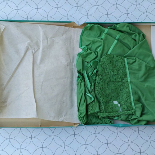 Bardo Hellas vintage lingerie set new, green