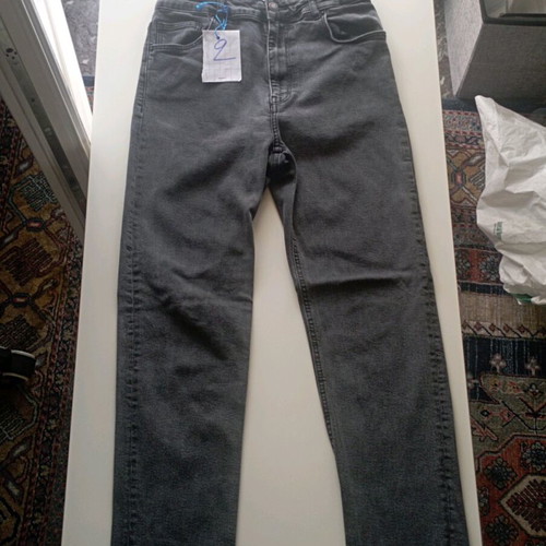 Bershka Skinny Flare jeans like new, size 42, black and grey