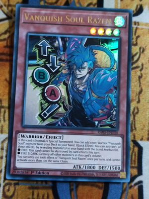 Vanquish Soul Razen Yu-Gi-Oh! Ultra Rare κάρτα Effect Monster