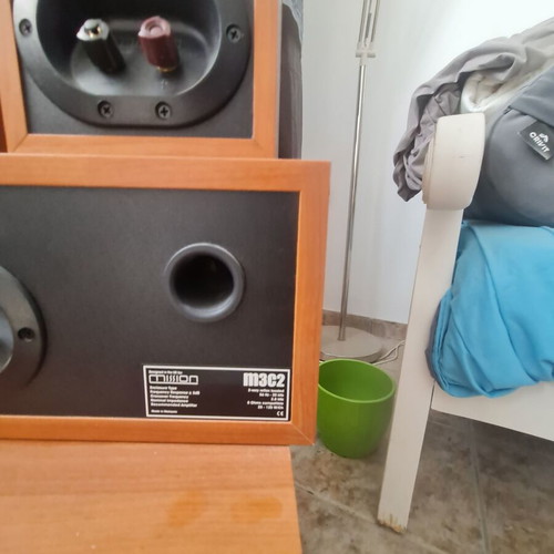 Mission M3 Series speaker set like new, cherry finish