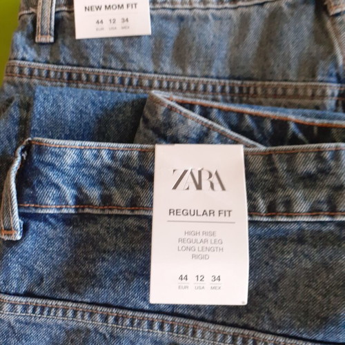Παντελόνια τζιν Zara καινούργια, μέγεθος 44, μπλε