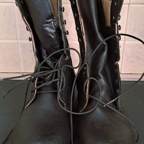Authentic Greek Army Boots size 43 like new, leather