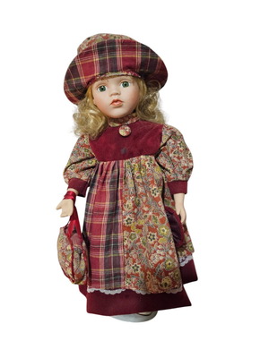 Porcelain dolls like new, set of 2, 41 cm height