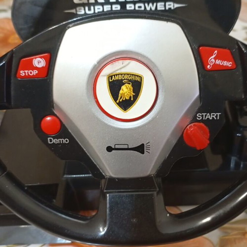 Lamborghini steering wheel with remote control car used