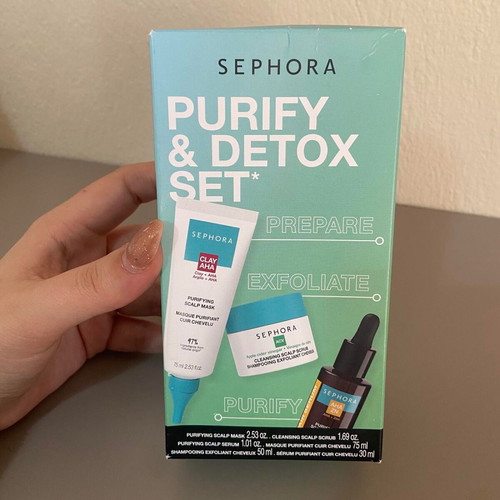 Sephora Collection Purify & Detox Set New Complete Hair Care