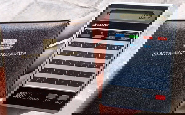 Rare Vintage 1978  Sharp Elso Mate EL.8140 calculator