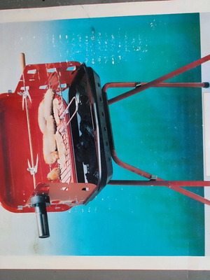 Barbeque για κάρβουνα καινούργιο, made in Italy
