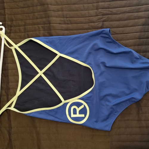 Bodytalk one-piece swimsuit used, size Large, blue