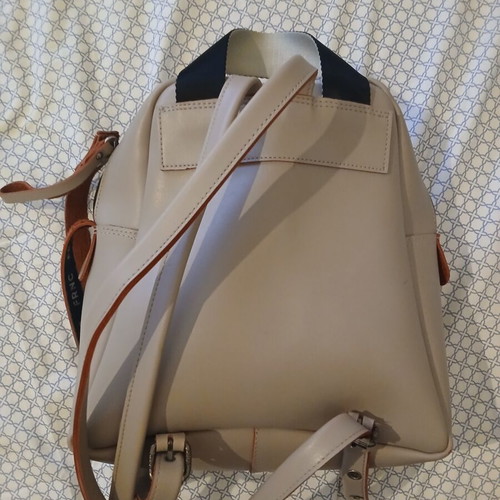 FRNC backpack like new, pink ice color with small wallet