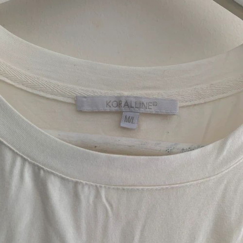 Koralline blouse white M/L like new