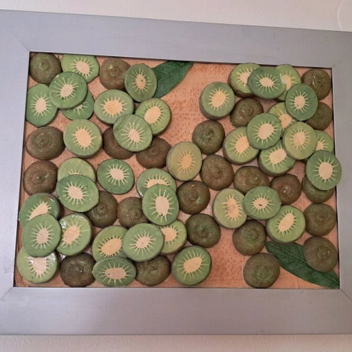 Handmade painting with fruits new