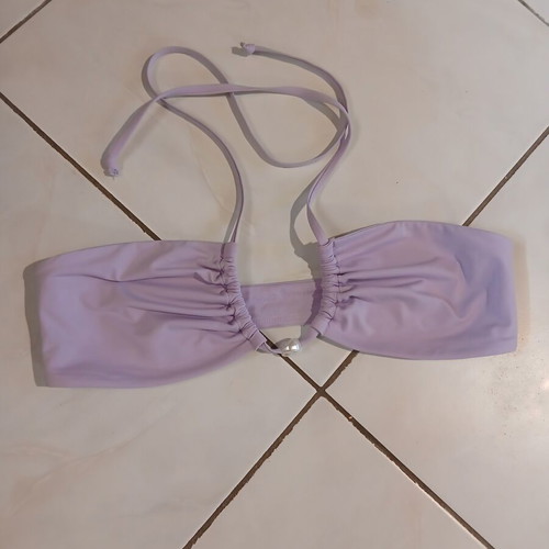 Bikini top H&M like new, size L, purple
