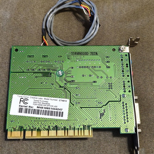 Creative Sound Blaster Vibra 128 CT4810 sound card like new