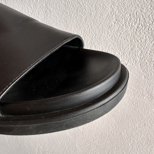 Zara men's slippers, size 45, black