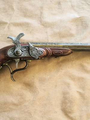 Decorative antique pistol Joseph Kirner 1807 like new