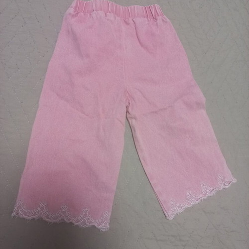 Jeans for girl 1-2 years like new with lace detail