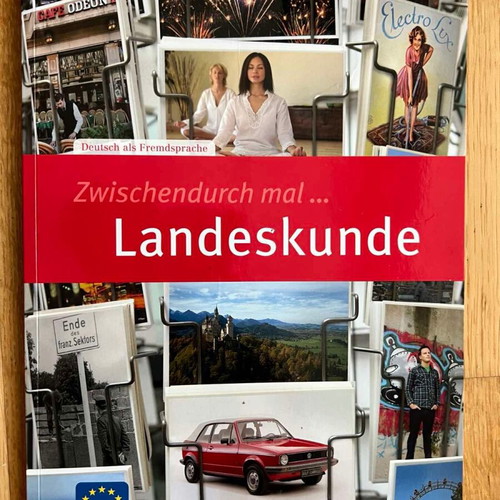 Zwischendurch Mal...Landeskunde German learning book used, level A2-B1