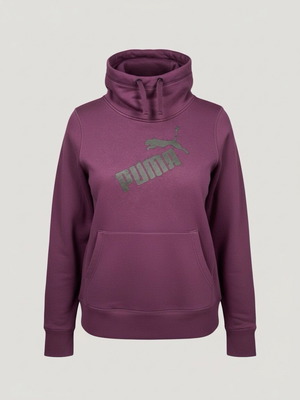 Puma women's medium purple high-neck sporty streetwear sweatshirt like new