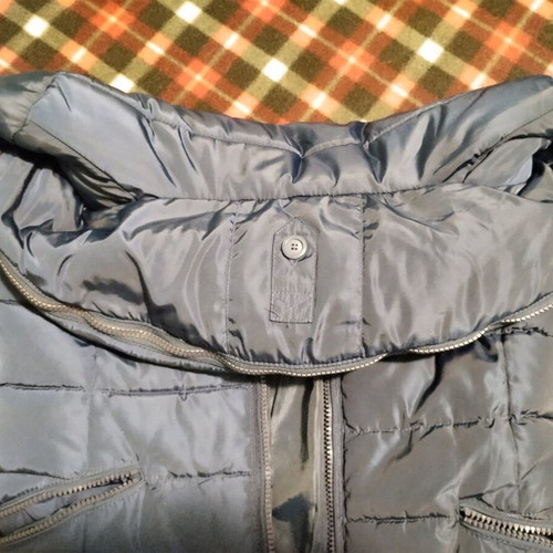 Calliope women's jacket with hood, blue, size M, like new