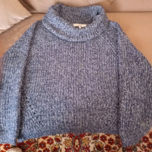Clockhouse women's sweater with high polo collar size S used