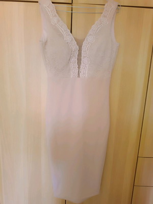 Midi dress Lynne used, beige pink, size M