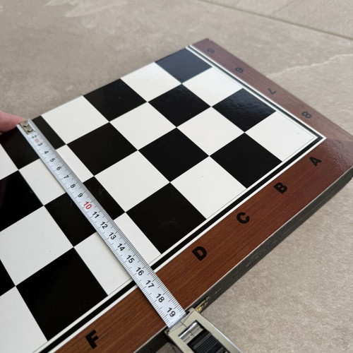 Wooden Backgammon and Chess Set 2-in-1 New, Sealed 40cm