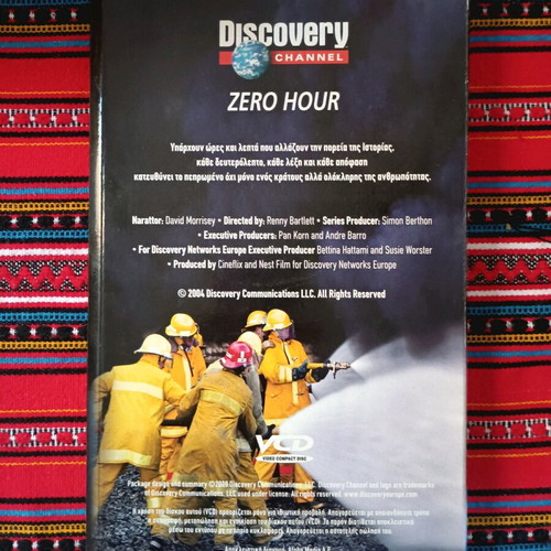 Discovery Channel Zero Hour 8 VCD used, documentary with subtitles