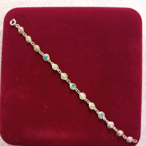 Silver handmade bracelet 925 with Ioannina style like new