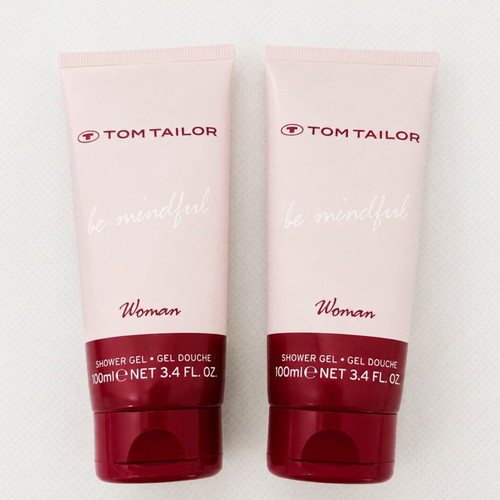 Tom Tailor Be Mindful Woman shower gel set of 2, 100 ml each, new