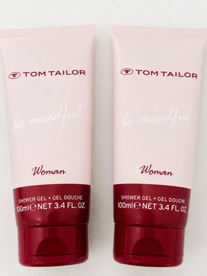 Tom Tailor Be Mindful Woman shower gel set of 2, 100 ml each, new