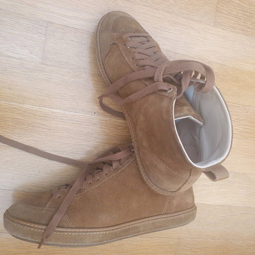 Massimo Dutti Women's Suede Ankle Boots Light Brown Like New Size 39