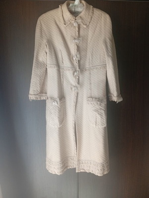 Hoss Intropia wool women's coat like new, beige, size L