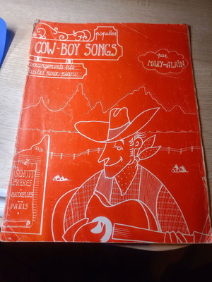 Cow-Boy Songs popular βιβλίο με νότες για πιάνο από Mary-Alain