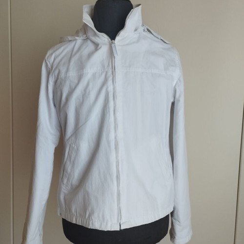 Women's jacket white, slim fit, like new, size S