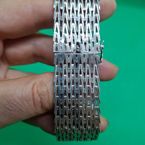 Vintage English silver bracelet