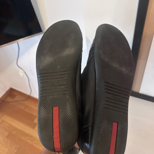 Prada boots used, model 2002, black, size 41.5