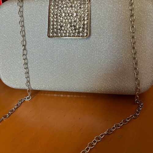 Shiny evening bag like new