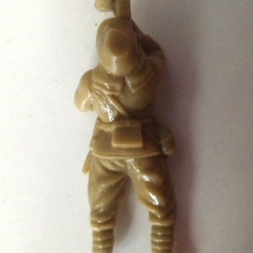 Japanese Officer Figure like new set with 4 Solpa soldiers