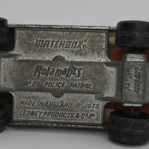 1975 Matchbox Lesney #20 Rolamatics Police SUV Land Rover