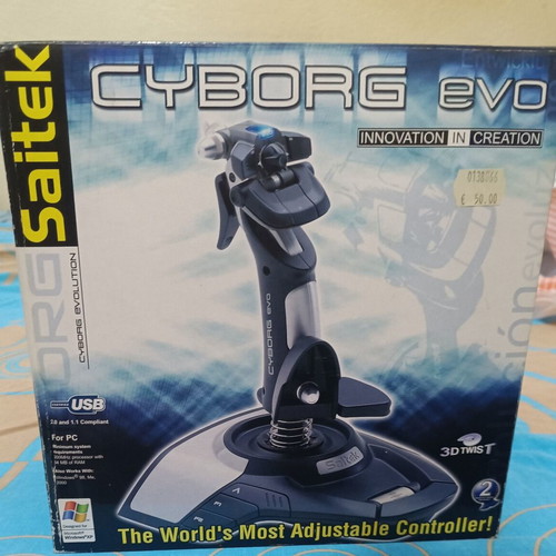 Saitek Cyborg EVO USB joystick with original box