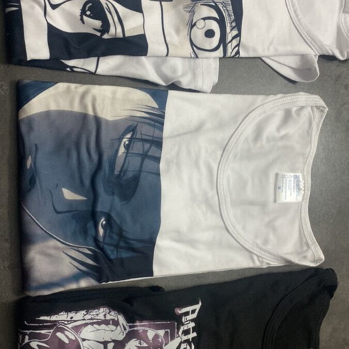 Anime T-shirts set of 3 size S Attack on Titan used like new