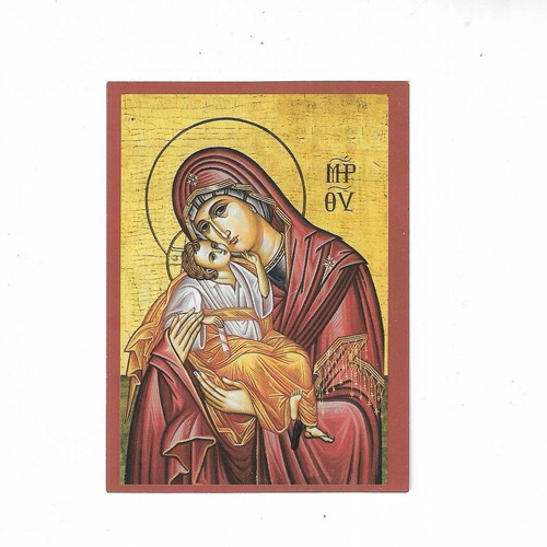 Pack of 8 old paper religious icons