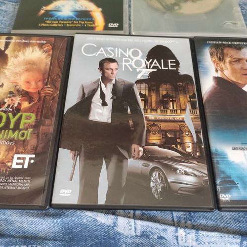 DVD movie pack of 5 films like new with Greek subtitles