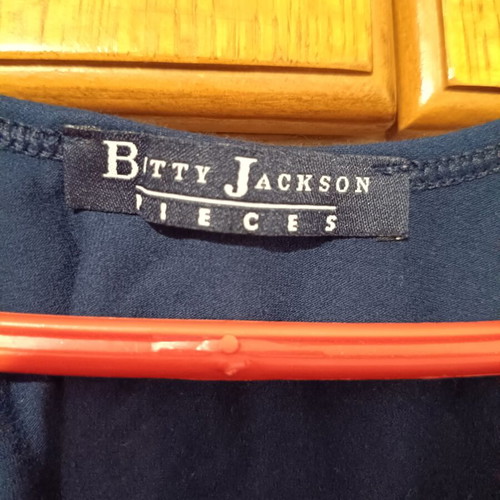 Betty Jackson Pieces sleeveless top, blue, size M