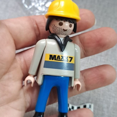 Playmobil mechanic set used with tools and car accessories
