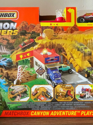 Matchbox Action Drivers Canyon Adventure Playset new