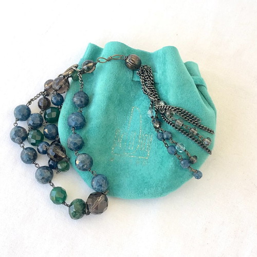 Donatella Pellini Milano Vintage Bracelet with Natural Semi-Precious Stones like new