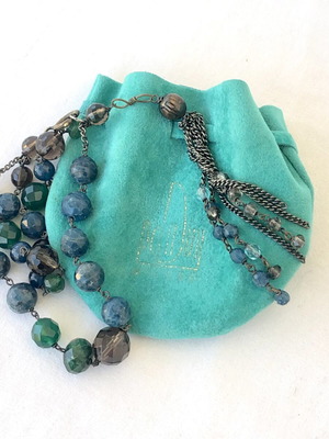 Donatella Pellini Milano Vintage Bracelet with Natural Semi-Precious Stones like new