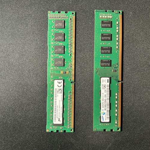 Set of 2x4GB DDR3 Desktop RAM modules Samsung & Micron