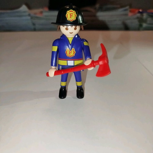 Playmobil Firefighter figure, custom model